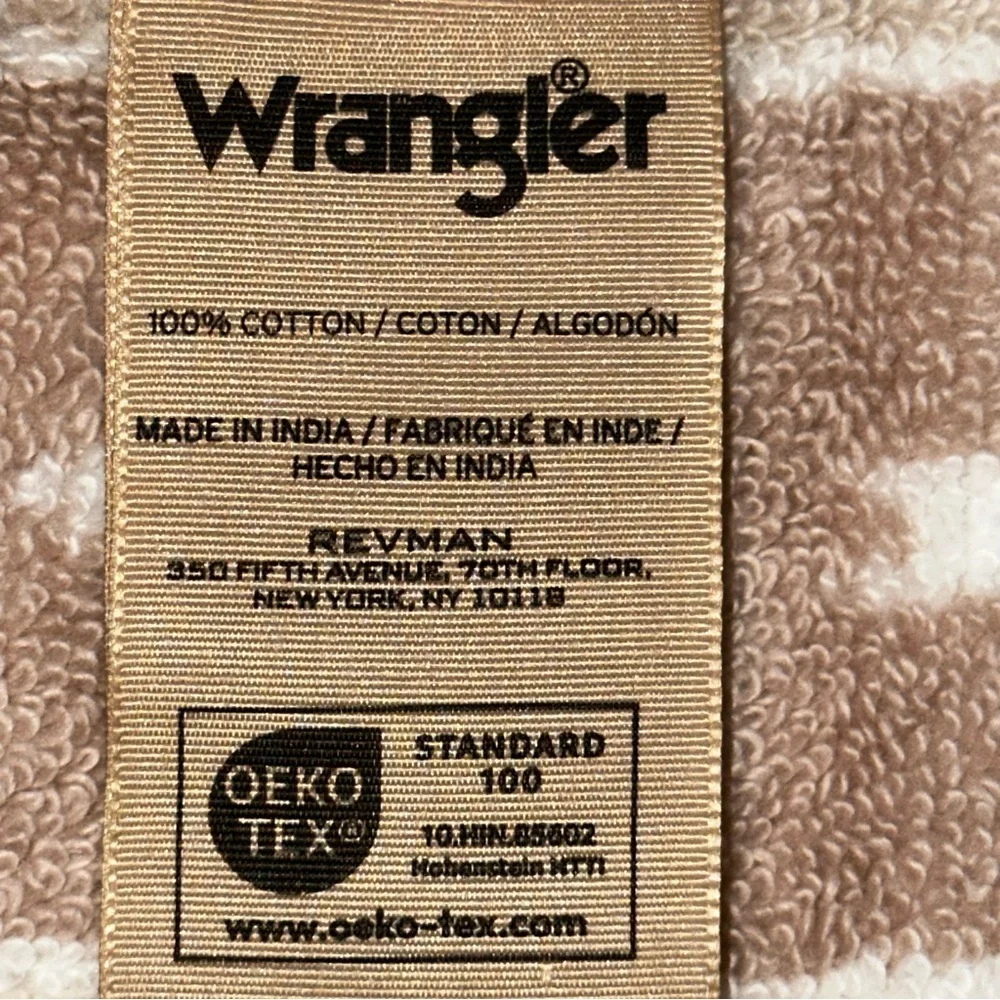NWT Wrangler Bath Towels Set Of 6 Coyote Sands Pink 4 Bath & 2 Hand